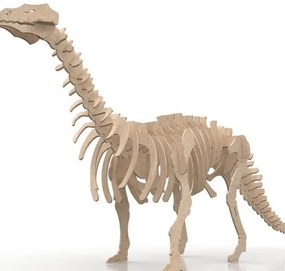 Intra απο ξύλο plywood 3mm-4mm πάχος – ξύλο προτύπου τρισδιάστατου ξύλινου παζλ Brontosaurus Dinosaur 3mm 40x45 cm INTRAVECTRY-MY545167