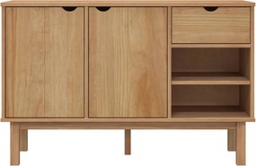 vidaXL Ντουλάπι OTTA 114 x 43 x 73,5 εκ. από Μασίφ Ξύλο Πεύκου