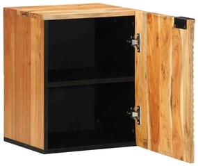 vidaXL Κρεμαστό Ντουλάπι Μπάνιου 38x33,5x48 εκ Μασίφ Ξύλο Ακακίας
