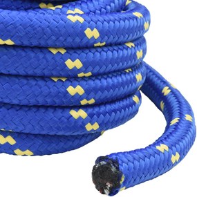 vidaXL Σχοινί Boat 40 χιλ. 5 m Μπλε polypropylene