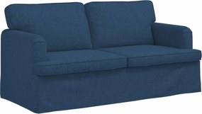 vidaXL Καναπές 140cm Μπλε Μέταλλο