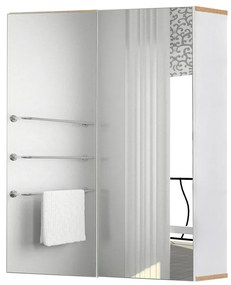 Καθρέπτης Μπάνιου με Ντουλάπι 60 x 20.5 x 75 cm Kleankin 834-308  834-308