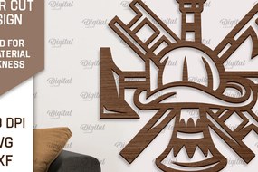 Intra απο ξύλο plywood Χρώμα wenge 3mm-4mm πάχος - Πυροσβεστική Ξύλινη Διακόσμηση Τοίχων Κοπή Laser Δίασταση 30x20 cm INTRAFABR-123575785