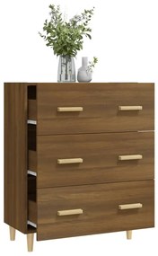 vidaXL Ντουλάπι Καφέ Δρυς 70 x 34 x 90 εκ. από Επεξεργασμένο Ξύλο