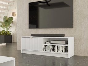 Τραπέζι Tv Comfivo J100, Άσπρο, 120x40x40cm, 21 kg | Epipla1.gr