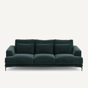 Καναπές 4 θέσεων με βελούδινη ταπετσαρία, Marsile