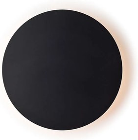 Απλίκα Τοίχου LED Aca Eclipse ZM1715LEDWB Black Matt