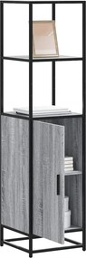 vidaXL Highboard Grey Sonoma Κατασκευασμένο ξύλο και μέταλλο