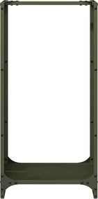 vidaXL Ράφι Καυσόξυλων 40x30x80 εκ. Χάλυβας ψυχρής έλασης