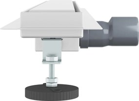 vidaXL 2 σε 1 εκροή ντους Ασημί 80 cm Ανοξείδωτο Ατσάλι 304