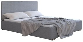Κρεβάτι Florence 103, Διπλό, Γκρι, 160x200, Ταπισερί, 173x214x97cm, 79 kg | Epipla1.gr