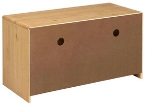 vidaXL Έπιπλο Τηλεόρασης SAUDA Χρώμα Δρυός 99x43x55 εκ. Μασίφ Πεύκο