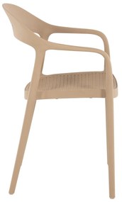 Καρέκλα - Πολυθρόνα CLEO C5935.03 Καπουτσίνο Πολυπροπυλενίου 57x53x81Υ εκ. 57x53x81 εκ.