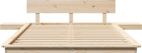 vidaXL Σκελετός Κρεβατιού Καφέ 120 x 200 cm ξύλο