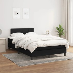 ΚΡΕΒΑΤΙ BOXSPRING ΜΕ ΣΤΡΩΜΑ ΜΑΥΡΟ 120X190 ΕΚ. ΥΦΑΣΜΑΤΙΝΟ 3269725