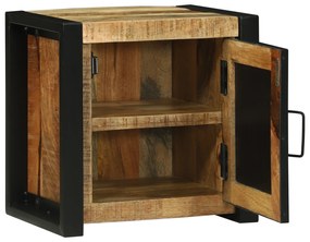 vidaXL Ντουλάπα Μπάνιου 40x30x40 εκ Στερεό Ξύλο Τραχύ Μάνγκο