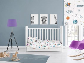 DIMCOL ΚΑΤΩΣΕΝΤΟΝΟ ΜΕ ΛΑΣΤΙΧΟ BEBE SPACE COTTON 100% 0,70X1,40X0,15 WHITE 31112019013