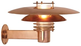 Φωτιστικό Τοίχου Phoenix 24381030 42,5x22cm 1xE27 16W IP54 Copper Nordlux Χαλκός,Πλαστικό