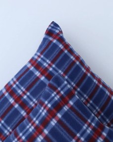 Βρεφική Fleece Καρώ Μαξιλαροθήκη Firenze