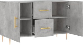 vidaXL Ντουλάπι Γκρι Σκυροδέματος 100 x 36 x 60 εκ. Επεξεργασμένο Ξύλο