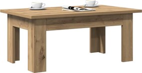 vidaXL Τραπεζάκι Σαλονιού Αρτισιανή Δρυς 100x60x42 εκ. Επεξ. Ξύλο