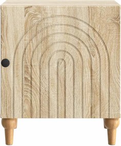 vidaXL Κομοδίνο 2 τμχ. Sonoma Δρυς 43 x 34,5 x 50 εκ