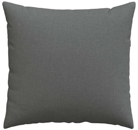 vidaXL Μαξιλάρι Καναπέ 2 pcs Σκούρο Γκρι 45 x 45 cm ύφασμα