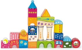 Ξύλινη Πυραμίδα Με Κύβους Early Explorer Hape