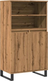 vidaXL Ντουλάπι Τεχνίτης Δρυς 60 x 36 x 110 εκ. από Επεξεργασμένο Ξύλο