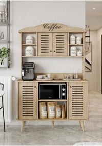 Έπιπλο Μπαρ Καφέ Sapphire Δρυς BRADAPO 120x40x20