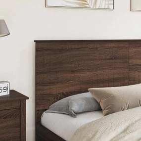 vidaXL Κεφαλάρι με κεφαλάρι Καφέ δρυς 180 cm Επεξεργασμένο ξύλο