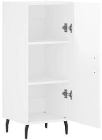 vidaXL Ντουλάπι Γυαλιστερό Λευκό 34,5x34x90 εκ. Επεξεργασμένο Ξύλο