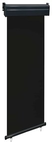 vidaXL Σκίαστρο Βεράντας Πλαϊνό Μαύρο 65 x 250 εκ.