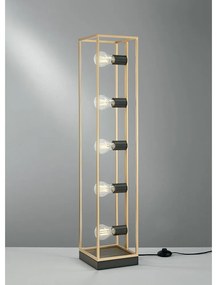 Φωτιστικό Δαπέδου I-Kimera-PT5 E27 200x20x20cm Black-Gold Luce Ambiente Design