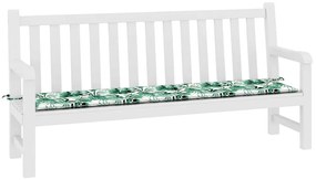 vidaXL Μαξιλάρι Παγκάκι Κήπου Πράσινο 200 x 50 x 4 cm Ύφασμα Oxford