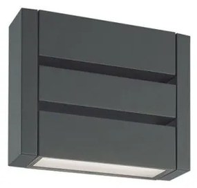 Απλίκα Φωτιστικό Τοίχου LED Γκρι Delos 4256700 Viokef-4256700-Ανθρακί 4256700