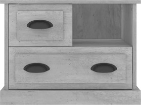 vidaXL Κομοδίνα Γκρι Σκυροδέματος 60x39x45 εκ.