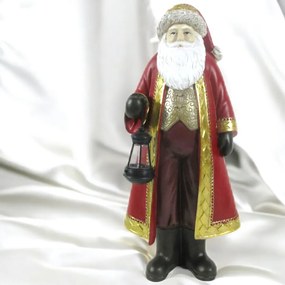 Μεγάλος κεραμικός Άγιος Βασίλης με φανάρι!