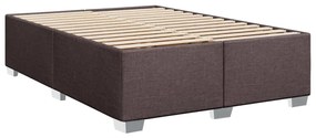 ΚΡΕΒΑΤΙ BOXSPRING ΜΕ ΣΤΡΩΜΑ ΣΚΟΥΡΟ ΚΑΦΕ 140X200 ΕΚ ΥΦΑΣΜΑΤΙΝΟ 3290514