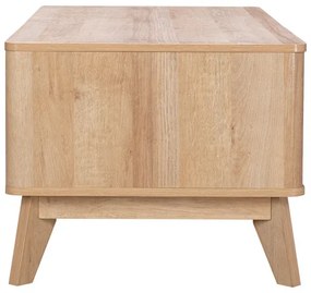 Τραπέζι σαλονιού Hamea pakoworld mdf σε φυσική απόχρωση 110x55,2x45εκ