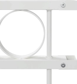 vidaXL Στοιχείο Φράχτη Assen Λευκό 170 x 100 εκ. Ατσάλι