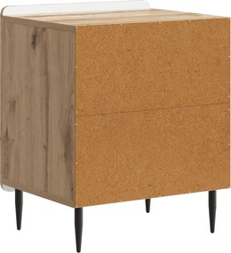 vidaXL Κομοδίνο 2 pcs Artisan Δρυς 43 x 34,5 x 52 εκ