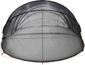vidaXL Σκηνή πισίνας τύπου θόλου 538 x 440 x 204 εκ. Διαφανές