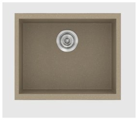 Sanitec Classic 341 Granite Taupe Ένθετος Νεροχύτης 50cm