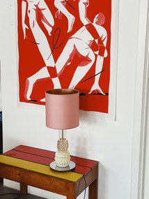 Επιτραπέζιο Φωτιστικό Vintage Micro από Αυθεντικά Γυαλιά Murano 55cm