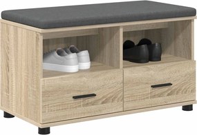 vidaXL Παγκάκι Χαλωρίου Δρύς Sonoma 80 x 38 x 46 εκ