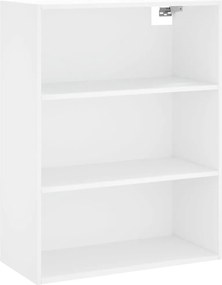 vidaXL Ντουλάπι Λευκό 69,5x34x180 εκ. από Επεξεργασμένο Ξύλο