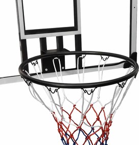 vidaXL Ταμπλό Μπασκέτας Διάφανο 90 x 60 x 2.5 εκ. Πολυανθρακικό