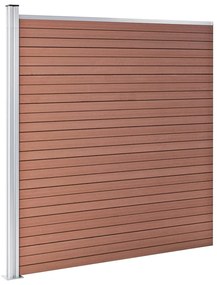 vidaXL Πάνελ Περίφραξης Καφέ 1045 x 186 εκ. από WPC