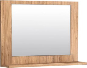 Καθρέπτης μπάνιου Devlin Megapap χρώμα pine oak 60x10x45εκ.